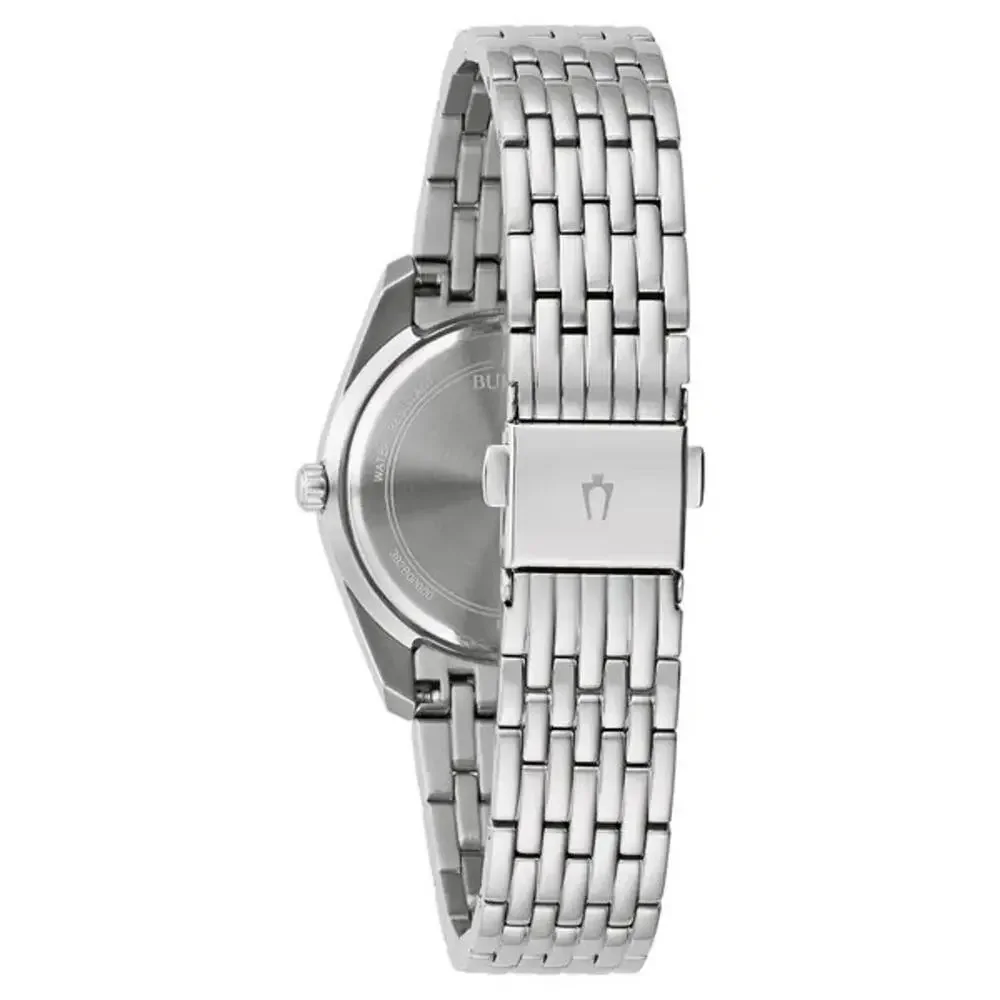 Bulova Classic Crystal Stainless Steel Quartz Ladies Women Watch NEW